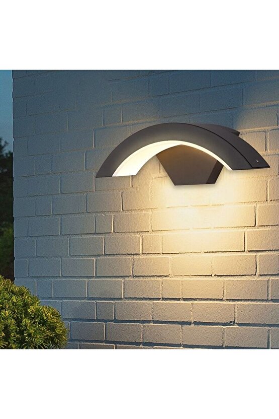 Elektrikle Çalışır 24 Watt İç ve Dış Mekan Led Duvar Aplik Bahçe Kapı Girişi Armatür 3200K Gün Işığı