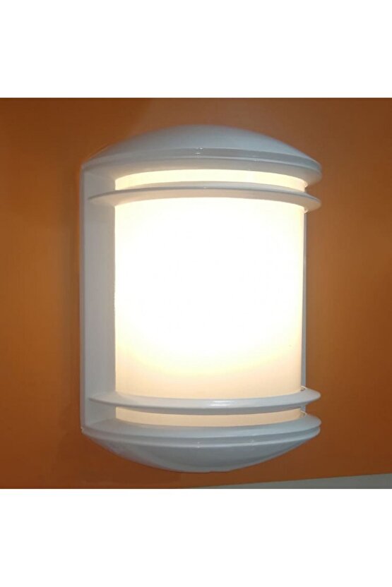 E27 Duylu, Elektrikle Çalışır, Plastik Kasa İç ve Dış Mekan, Bahçe, Balkon Aydınlatma Armatürü