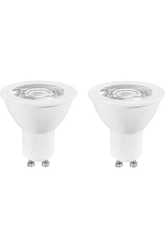 2 Adet 7 Watt, 4000 Kelvin, Çok Kaliteli Gu10 Duy Led Ampul, Yüksek Lümen 4000 Kelvin Gu10 Duy Ampul