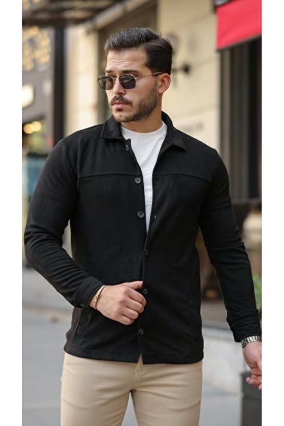 EQURİ Erkek Süet Ceket Gömlek