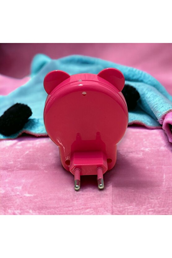 Sevimli Bebek Çocuk Odası Gece Lambası Panda Gece Lambası Ev Oda Beyaz Led Dekoratif Aydınlatma