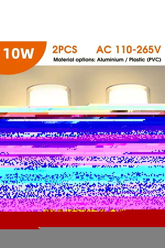 2 Adet Elektrikle Çalışır, 10 Watt Günışığı ALÜMİNYUM Kasa Dış ve İç Mekan Led Aplik Modern Aplik