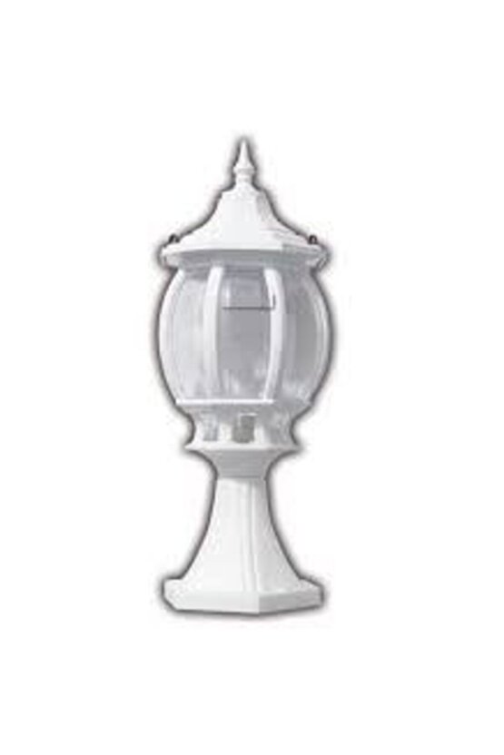 Sekizgen Set Üstü Fener Beyaz