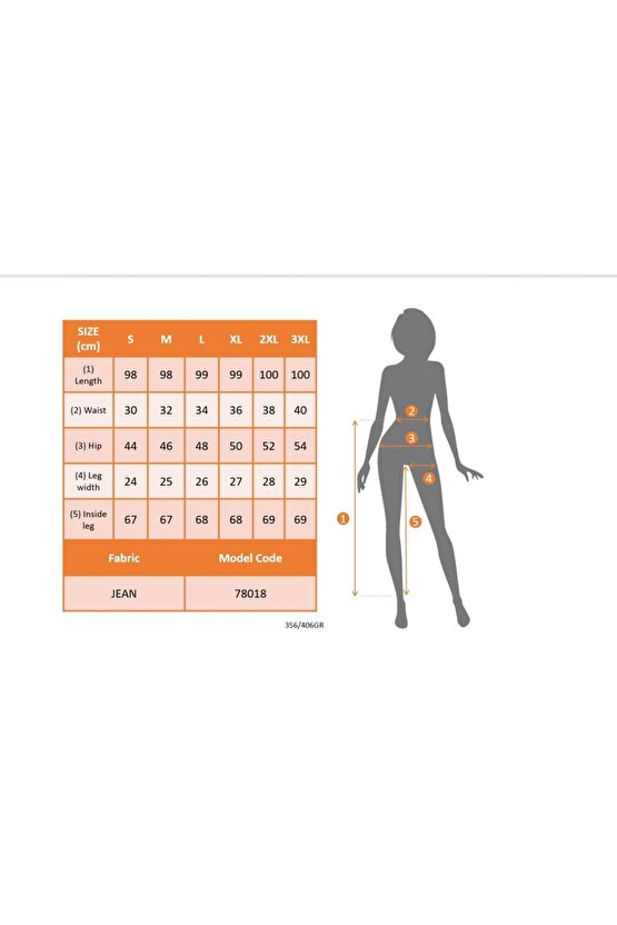 EQURİ Kadın Yüksek Bel önden Düğmeli Jean Pantolon