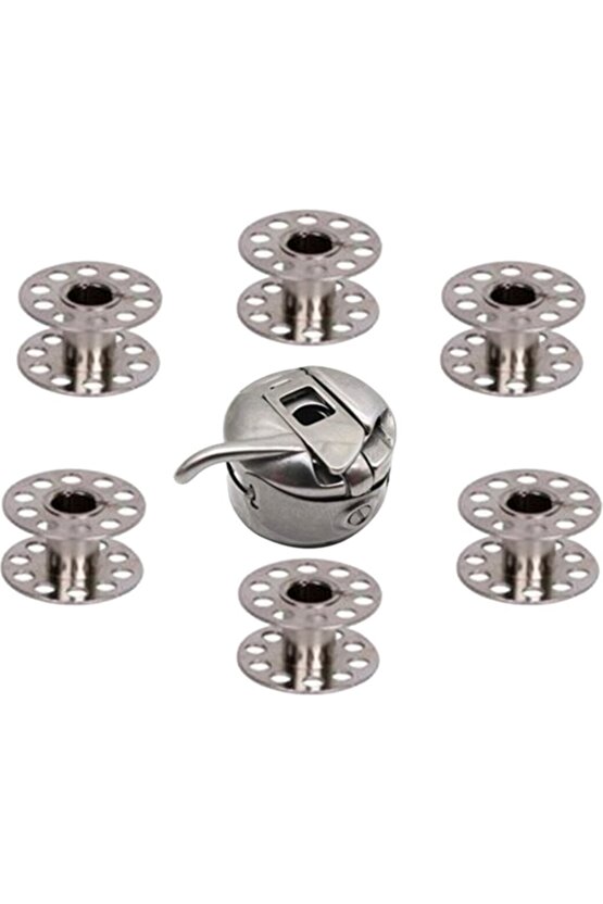 Ev Tipi Dikiş Makinesi Metal 1 Adet Mekik Ve 5 Adet Masura