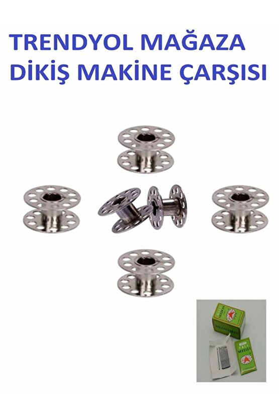 Ev Tipi Aile Dikiş Makinesi 6 Adet Masura-10 Adet 14 Numara Iğne