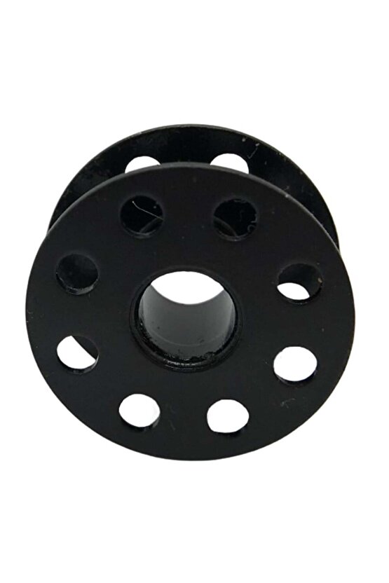 Düz Makine Metal Siyah Tırnaksız Masura  270010