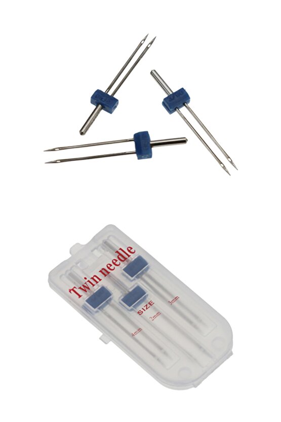 Nervür Çiftli Ev Tipi Dikiş Makine Nervür Dikme Iğne Ve Ayak Seti