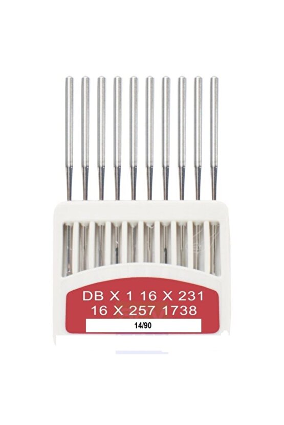 Sanayi Düz Makine Iğnesi 10 Adet No 1490 Dbx1 Made In Korea Dbx1 14