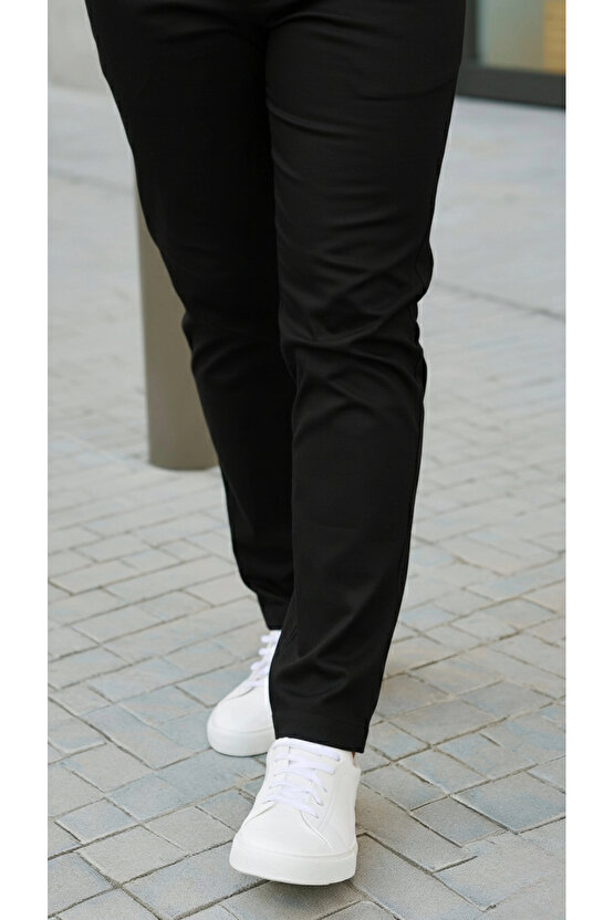 Erkek Cepli Slimfit Atlas Pantolon