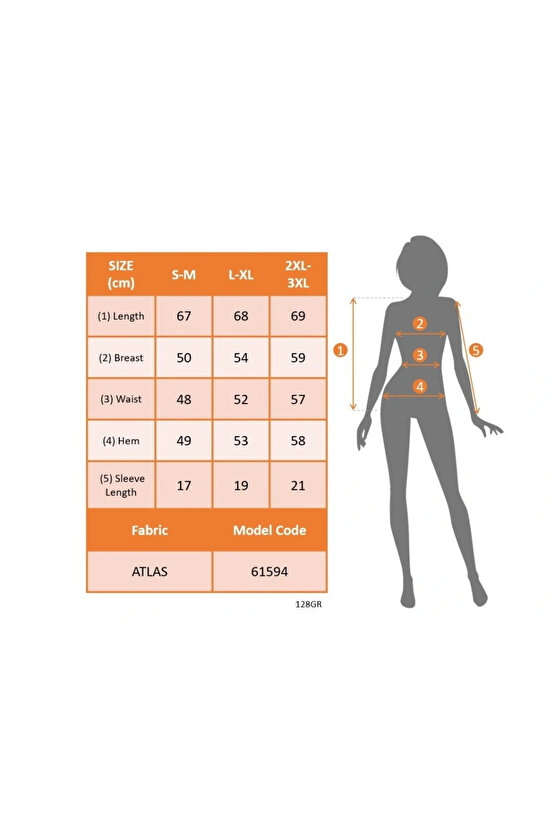 Kadın Kısa Yarasa Kollu Bisiklet Yaka çizgi Desenli Atlas Bluz