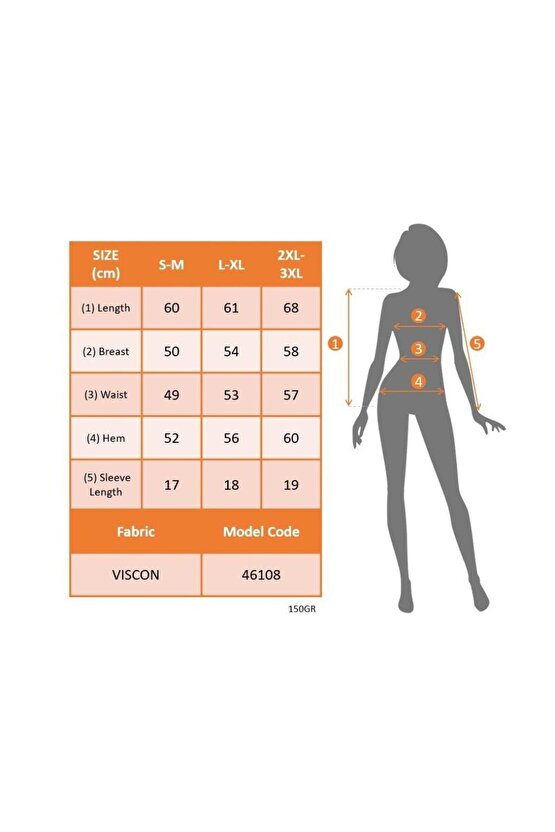 Kadın Kısa Kollu Bisiklet Yaka Desenli Viskon Bluz