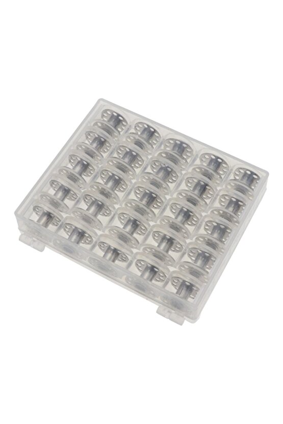 Ev Tipi Aile Dikiş Makinesi Metal Masura 1 Kutuda 25 Adet Metal Masura