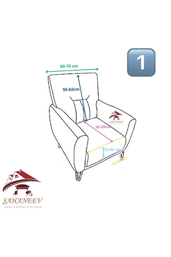 1Li Koltuk İtalyan Süet Koltuk Örtüsü(AÇIKGRİ)