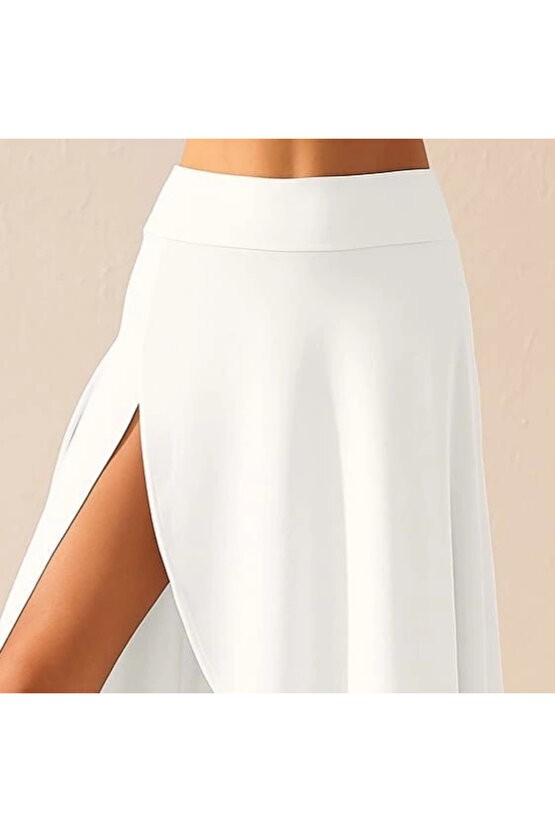 Kadın Cep Detay Taytlı Sandy Etek