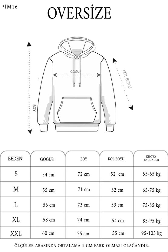 3 İplik Pamuklu Unisex Kapşonlu Sweetshirt - Bej