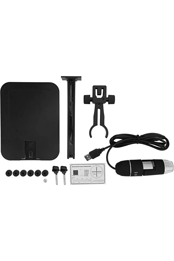 Taşınabilir Usb2.0 Dijital Mikroskop 1000x Elektronik Endoskop 8 Led 2 Mp Pratik Büyüteç Mikroskop