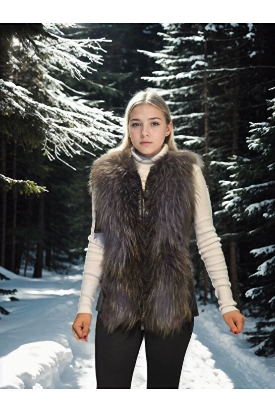 Velmora Premium Kolsuz Fermuarlı Yelek - Siyah