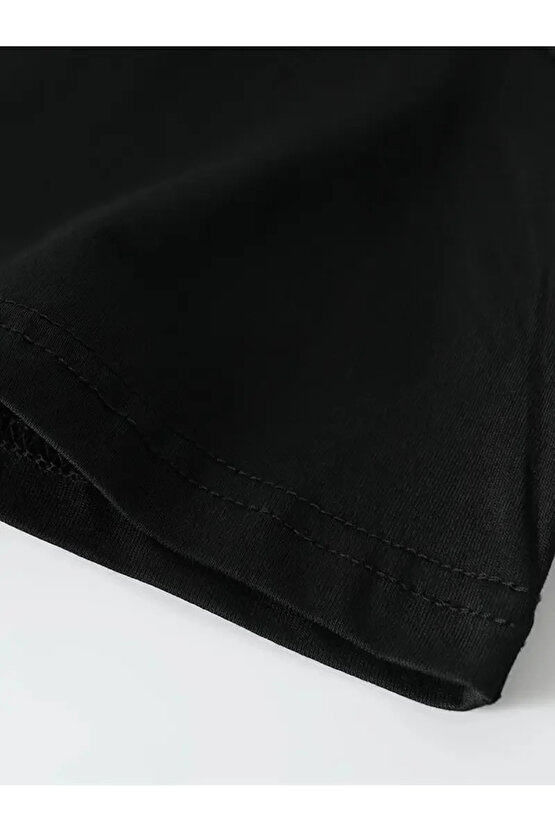 Büyük Beden Erkek Whatever Baskılı Tişört, Oversize Erkekler İçin Yaz Modası Kısa Kollu Tişörtler