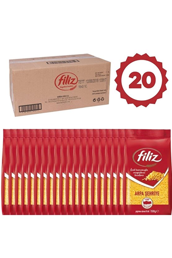 Filiz Arpa Şehriye 500gr 1 koli x 20 adet
