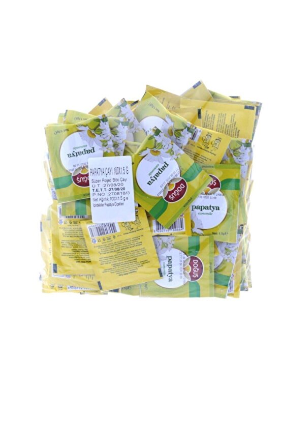 Doğuş Bardak Poşet Bitki Papatya Çayı Paket Içi 100 Adet