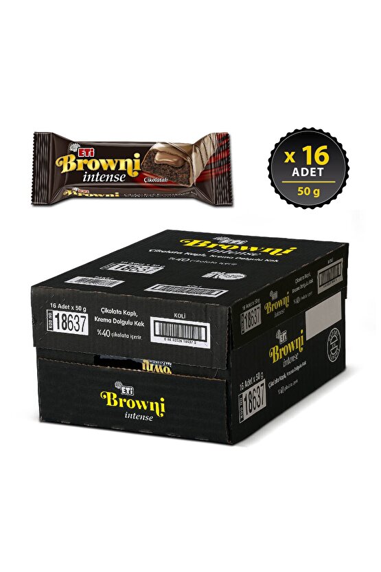 Browni Intense Çikolatalı Kek 50 G * 16 Adet