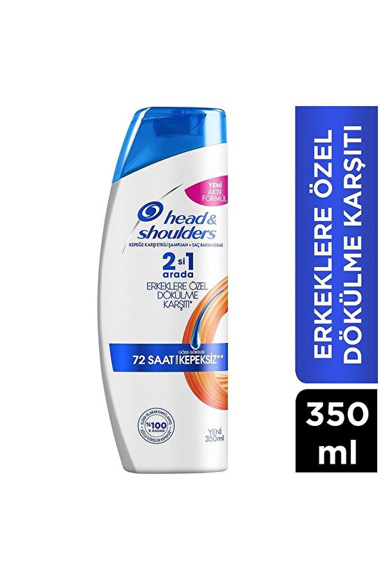 Head & Shoulders 350 ML. 2-1 Erkeklere Özel Dökülme Karşıtı Şampuan 72 Saat Kepeksiz