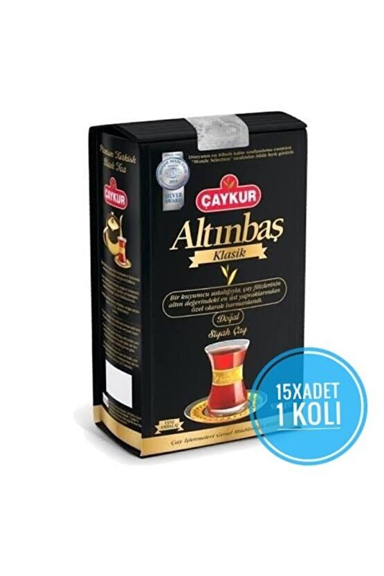 Çaykur Altınbaş 15 Li 500 gr ( 1 Koli) Rizeden Rize Çayı