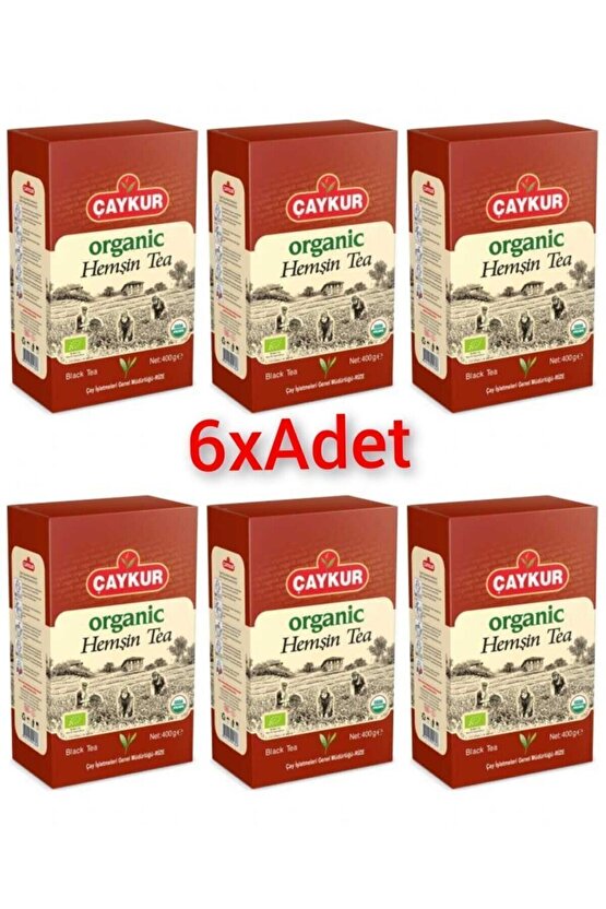 Çaykur Organik Hemşin Çayı 400gr. (KARTON KUTU) 6x Adet