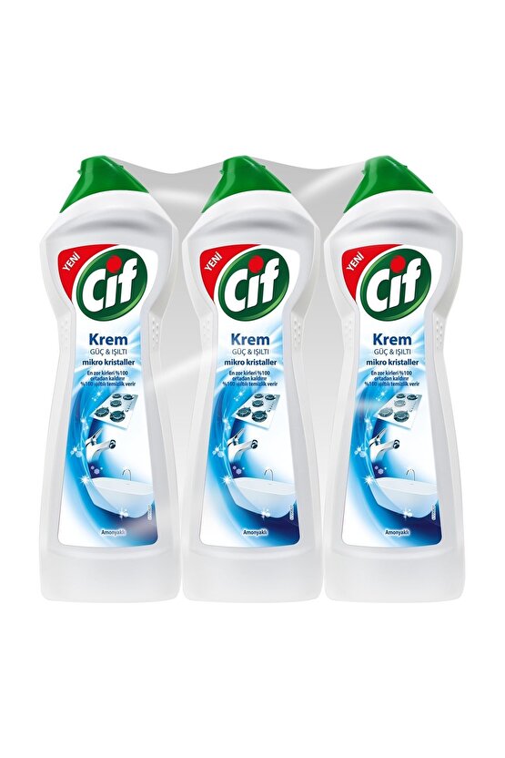 Cif Krem Amonyak 750 ml x 3 Adet