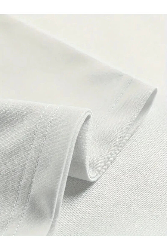 Erkek OversizeGrafik Tişört CAMPBRASTCOOPERATION Kalın Yazı Bisiklet Yaka, Kısa Kol, Kalın Mor ve