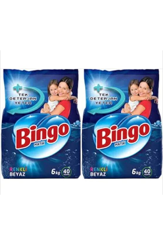 Matik Çamaşır Deterjanı Renkliler Ve Beyazlar 2 X 6 Kg