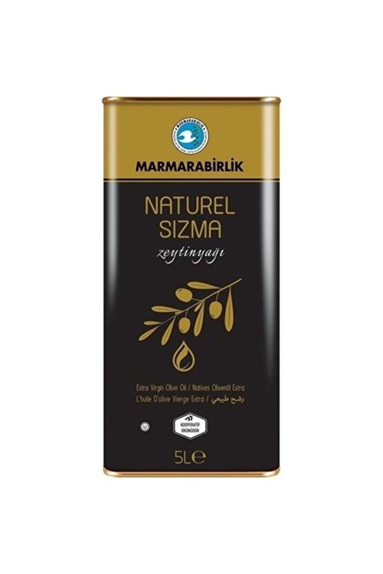 Naturel Sızma 5 Lt Teneke Zeytinyağı