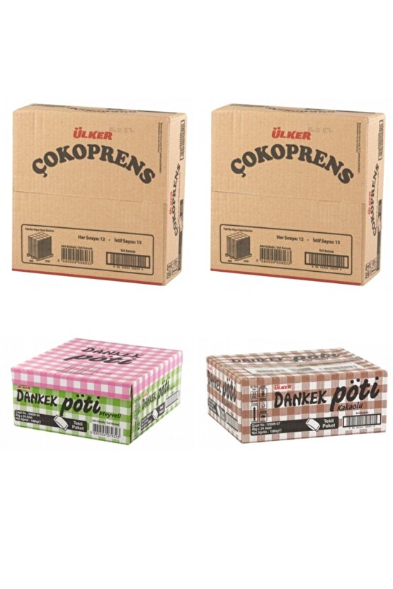 2 Kutu 48 Adet Çokoprens Ve 2 Kutu 48 Adet Dankek