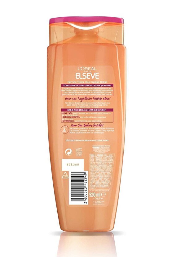 Dream Long Şampuan 520 ml
