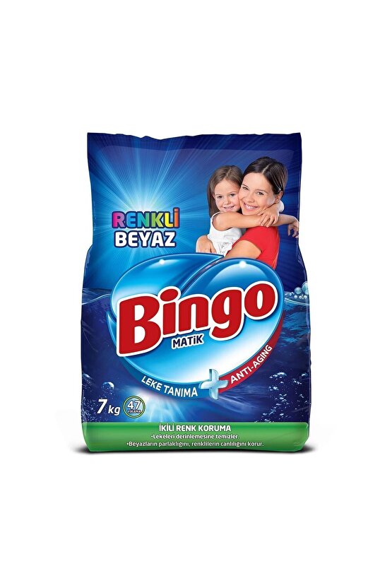 Renkli & Beyaz Toz Çamaşır Deterjanı 6 kg