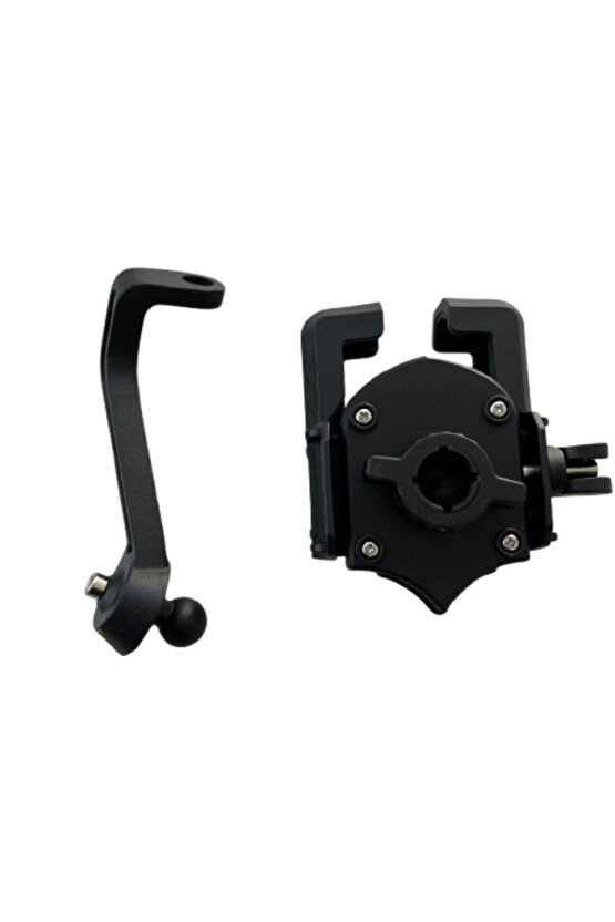 Motosiklet Scooter Atv Bisiklet Yandan Kilitlemeli Ayna Bağlantılı Telefon Tutucu A+++ Kaliteli