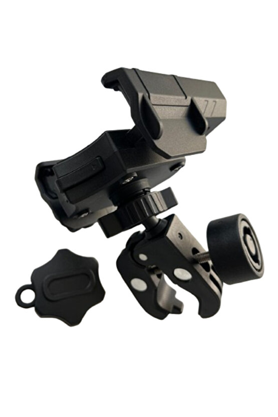 Motosiklet Scooter Atv Bisiklet Yandan Kilitlemeli Gidon Bağlantılı Telefon Tutucu A+++ Kaliteli