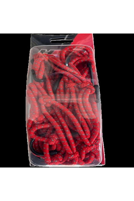 Kask Filesi Metal Kancalı Fosforlu Kırmızı Kalın Tip