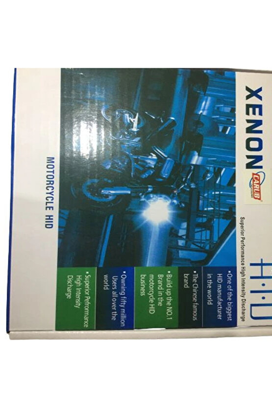 Carub Motorsiklet Hibrid Zenon 8000k Buz Mavi