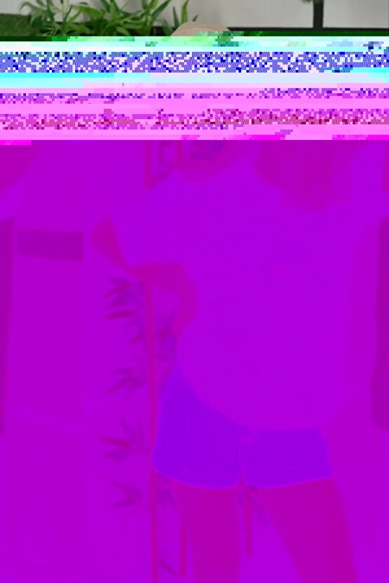 Unisex Bisiklet Yaka Baskılı Oversize T-Shirt - Siyah