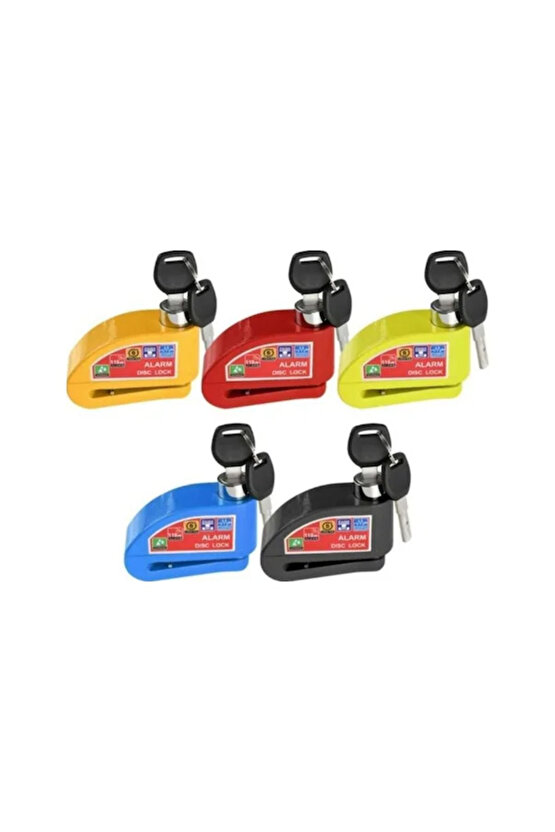 World Class Locks 110 Db Renkli Alarmlı Disk Kilidi