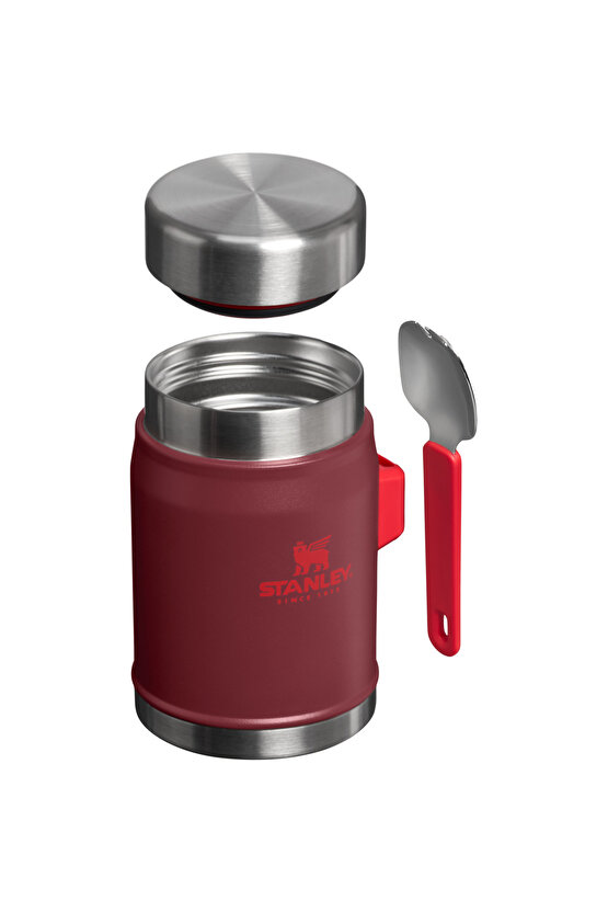 The Legendary Food Jar + Spork .4L  14oz Cranberry Yemek Termosu