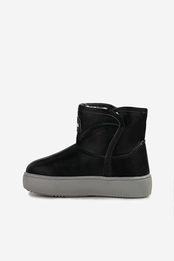 Pak Phylon Kauçuk Taban Kar Botu Ortopedik Çocuk Bot SİYAH