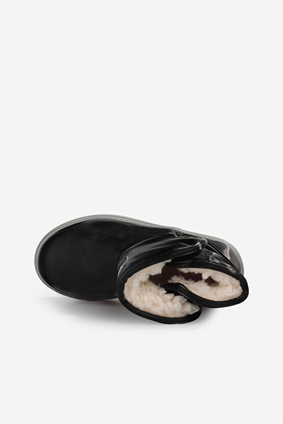 Pak Phylon Kauçuk Taban Kar Botu Ortopedik Çocuk Bot SİYAH