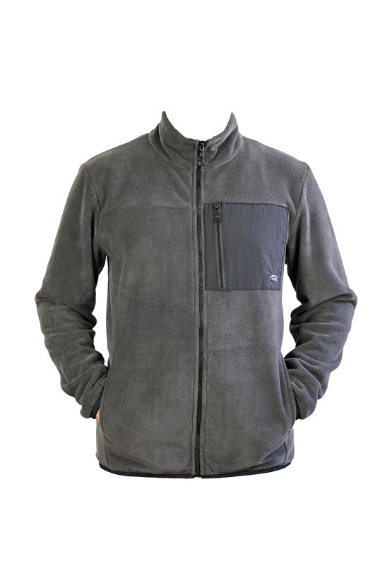 Premium Outdoor Welsoft Erkek Fermuarlı Polar Kalın, Nefes Alabilir, Kışlık Rahat Kumaş