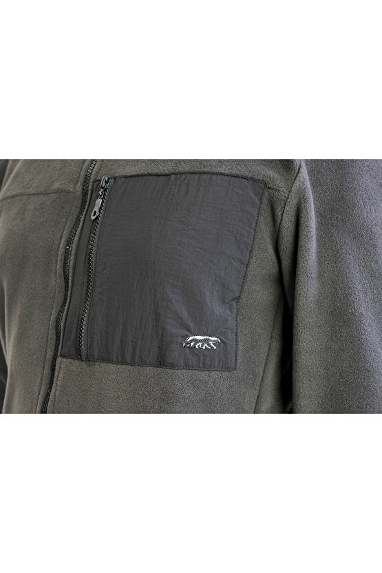 Premium Outdoor Welsoft Erkek Fermuarlı Polar Kalın, Nefes Alabilir, Kışlık Rahat Kumaş