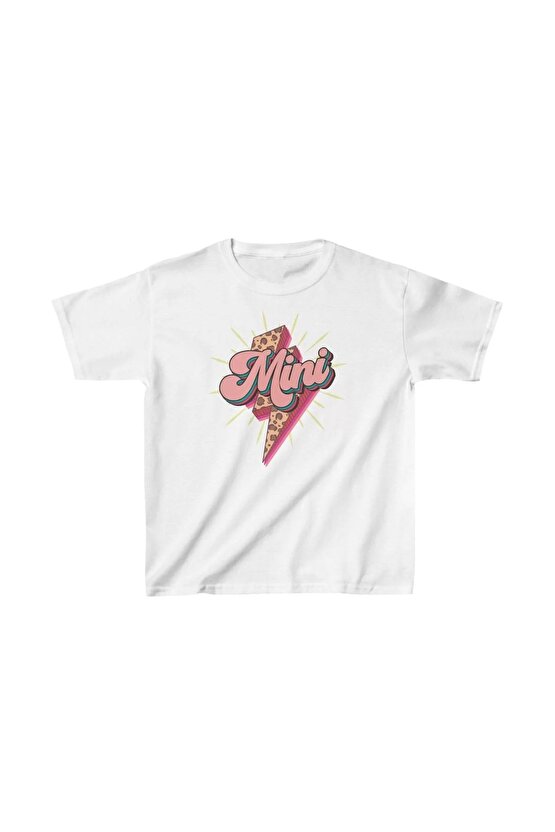 Unisex Çocuk Baskılı T-Shirt - Beyaz