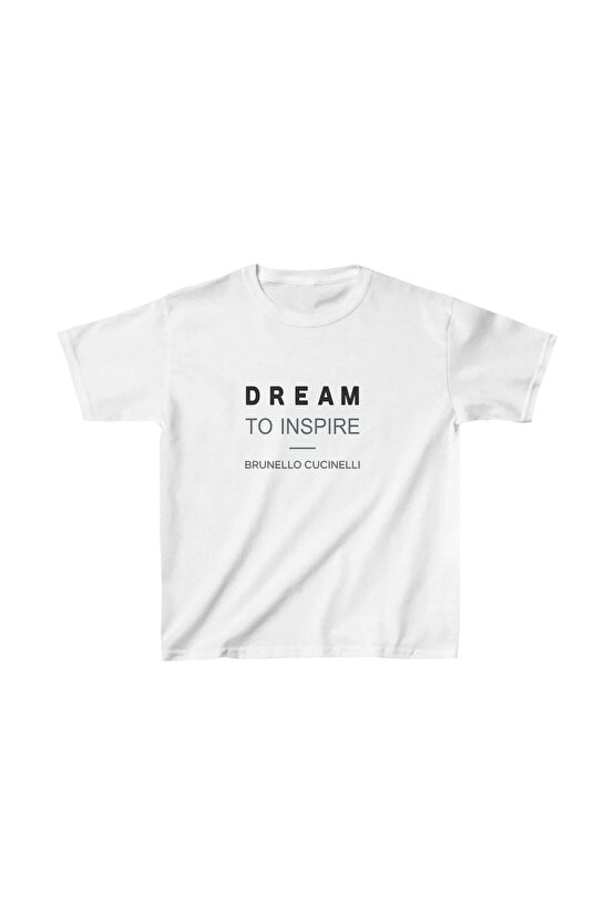 Unisex Çocuk Baskılı T-Shirt - Beyaz