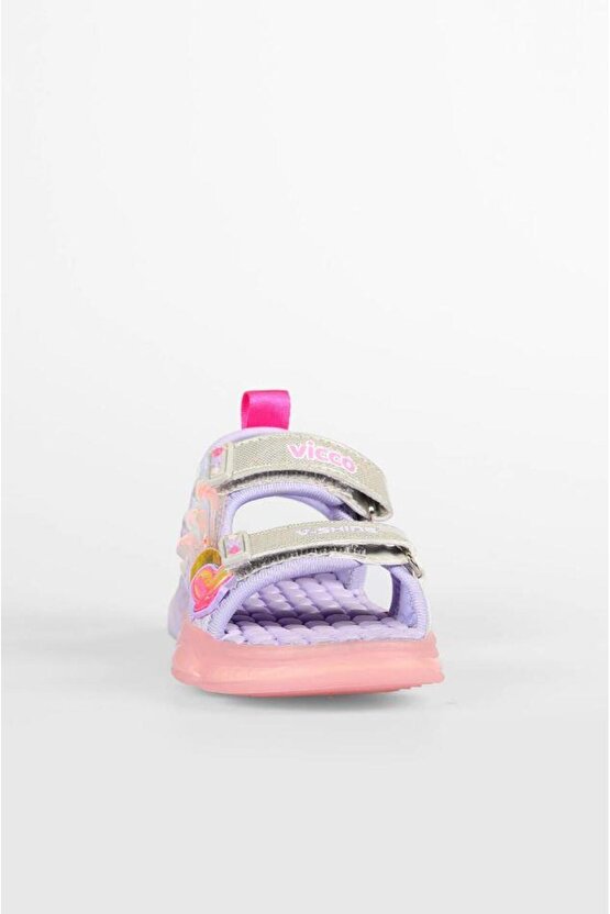 Can Ortopedik Işıklı Çocuk Sandalet FUŞYA